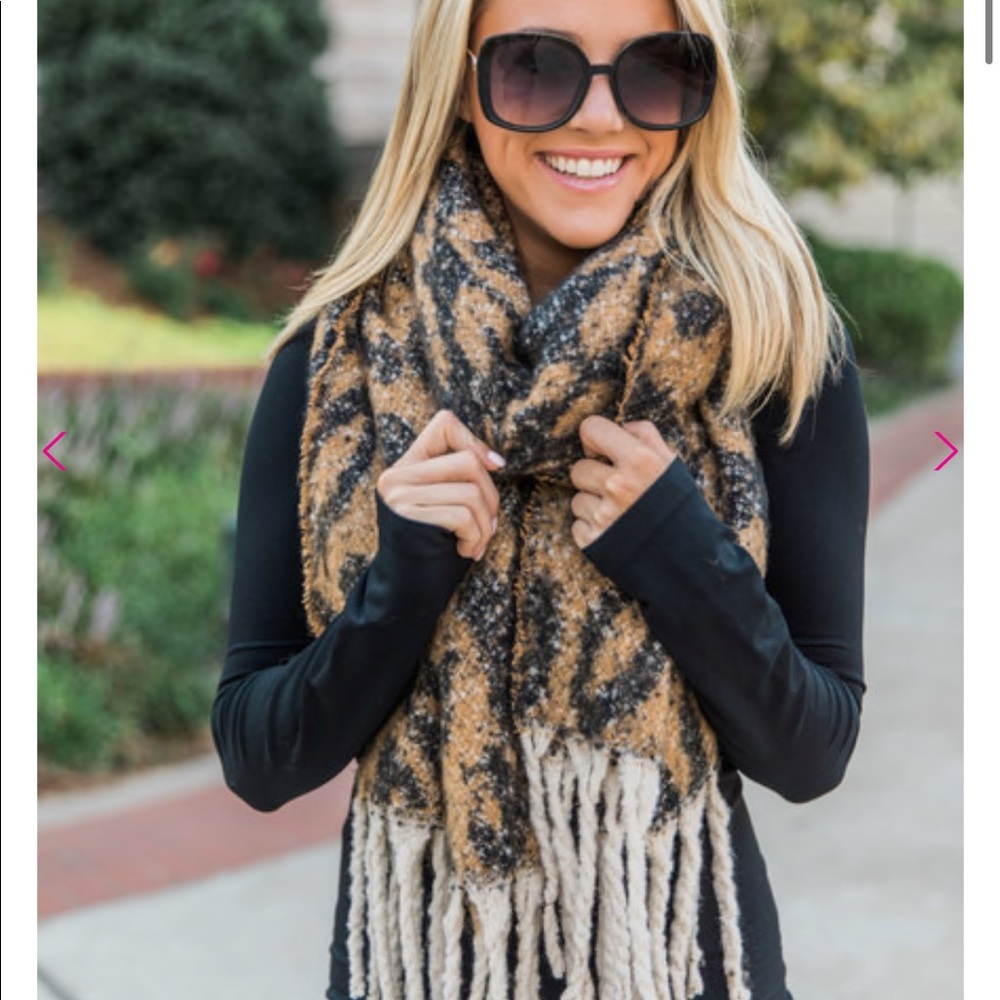 Cheetah oversized scarf!